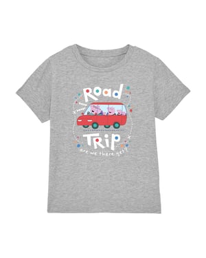 Peppa Pig Peppa Pig-T-shirt voor kinderen voor onderweg (Atletische Heide)