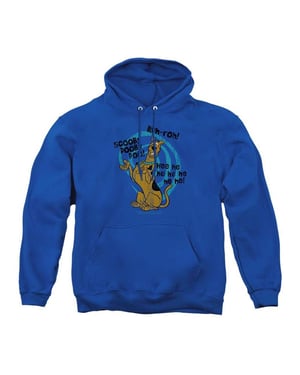 Scooby Doo Unisex-hoodie met quote voor volwassenen (Royaal Blauw)