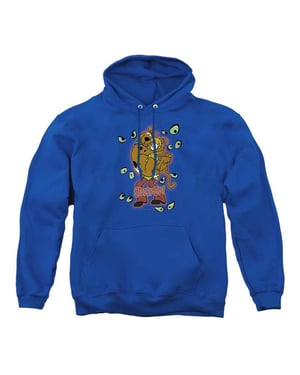 Scooby Doo Unisex-hoodie met capuchon voor volwassenen (Royaal Blauw)