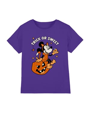 Disney Kinderen/Trick Or Sweet Minnie Mouse T-Shirt (Paars)