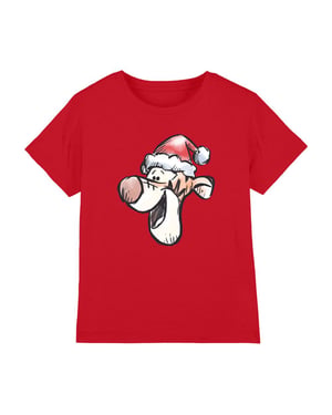Disney Kinderen/Kinderen Teigetje Kerstmuts-T-shirt (Rood)