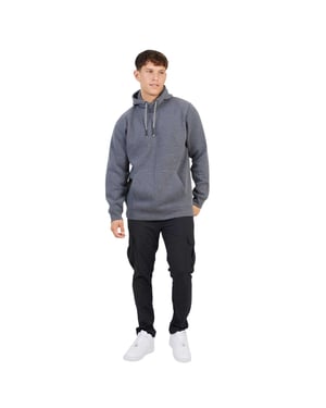 Brave Soul Heren Pullover Hoodie (Houtskool mergel)
