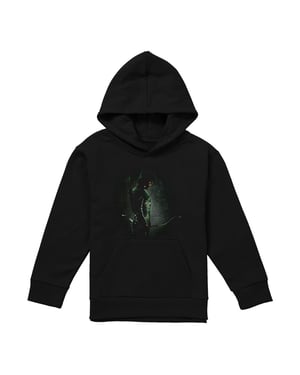 DC Comics Kinder-hoodie met capuchon ‘Arrow In The Shadows’ (Zwart)