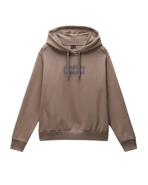 Napapijri Hoodie met Box-logo van katoenmix voor dames (Rock)