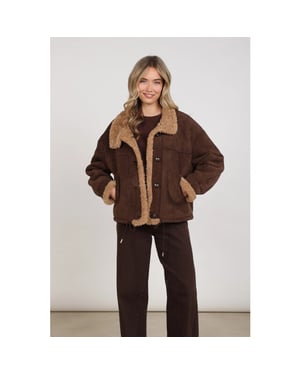 Nukus Nkf12015 334 elena jacket chocolate