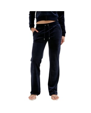 Juicy Couture Yuka wide leg jogger with jc embroidery