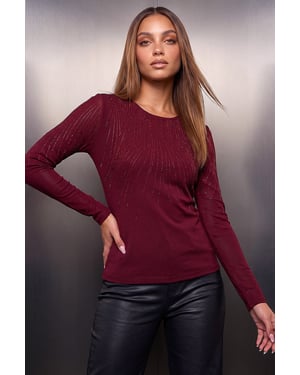 Hotfix Shimmer Top