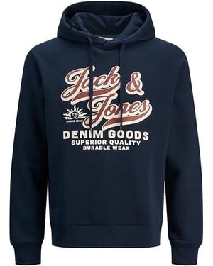 JACK & JONES Mens Big & Tall Plus Size Sweat Hoodie