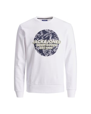 JACK&JONES Men's Logo printed pullover sweatshirt