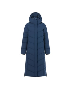 Regatta Womens/Ladies Eloria Long Length Padded Jacket (Navy)