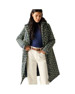 Regatta Womens/Ladies Orla Eclipse Long Length Waterproof Jacket (Navy)