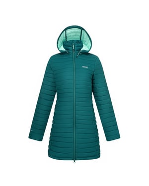 Regatta Womens/Ladies Selenar Quilted Long Jacket (Mediterranea)