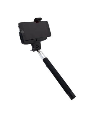 Aquarius Bluetooth Built-In Remote Camera Controls Expandable Selfie Stick