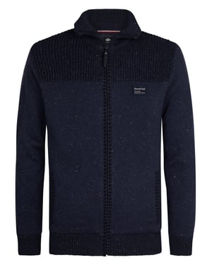 Petrol Industries - Heren Gebreid Vest Tomahawk - Blauw
