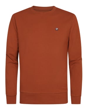 Petrol Industries - Heren Logo Sweater Seaviewpark - Oranje