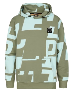 Petrol Industries - Jongens Hoodie met all-over print Laguna - Groen