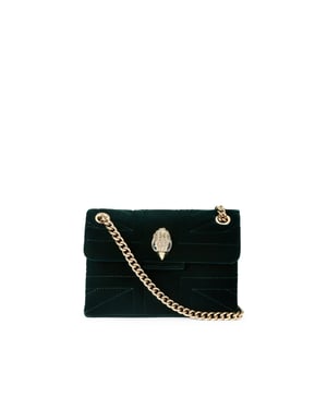 Kurt Geiger London Velvet Mini Union Jack Bag