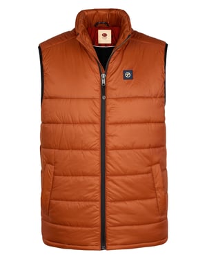 Petrol Industries - Heren Gewatteerde bodywarmer dawson - Oranje