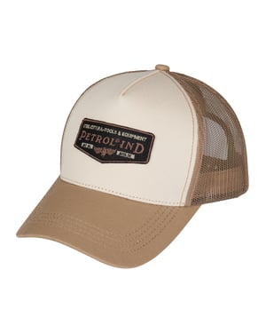 Petrol Industries - Heren Trucker cap met badge steeltrail - Wit