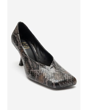 Hertz Stiletto Vierkante Neus Pump