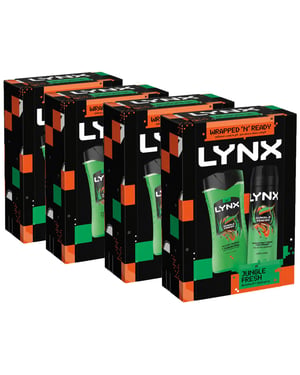 LYNX Jungle Fresh Duo Gift Set 2 piece, Pack of 4