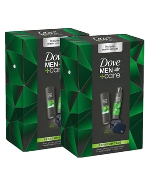 Dove Men+Care Refresh+Care Duo & Manicure Gift Set 2 piece, Pack of 2