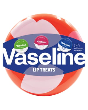 VASELINE Lip Iconic Tin Collection Gift Set 3x 20 g