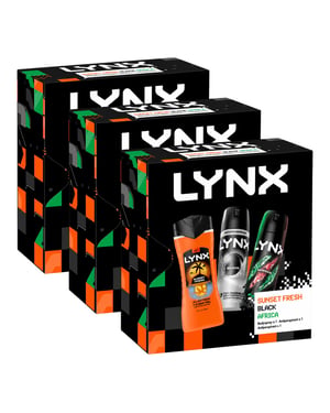 LYNX All Stars Trio Gift Set 3 piece, Pack of 3
