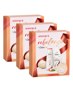 DOVE Restore & Rebalance Gift Set 3 piece, Pack of 3