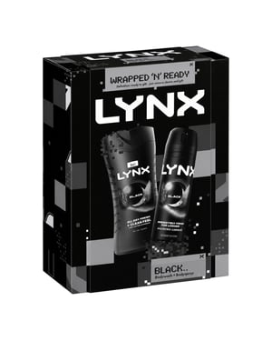 Lynx Black Duo Gift Set 2 piece