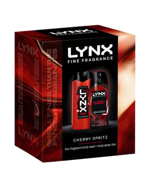 LYNX Fine Fragrance Cherry Spritz Gift Set 2 piece