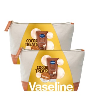 VASELINE Cocoa Treats Beauty Bag Gift set 2 piece, Pack of 2