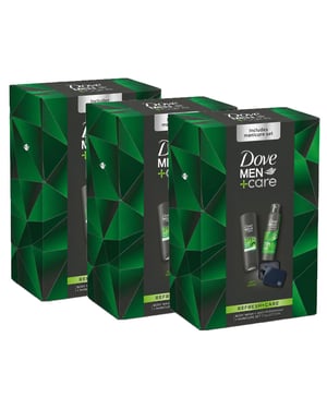 Dove Men+Care Refresh+Care Duo & Manicure Gift Set 2 piece, Pack of 3