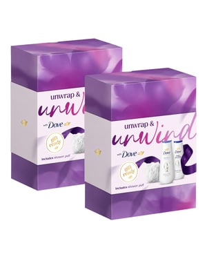 DOVE Unwind Body Wash Collection Gift Set 2 piece, Pack of 2