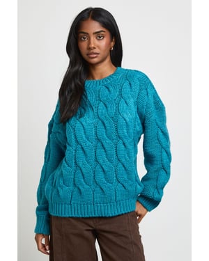 Cable Knit Oversized Jumper