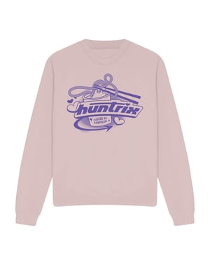 K-Pop Demon Hunters Unisex-sweatshirt voor volwassenen ‘Huntrix Fueled By Ramyeon’ (Roze)