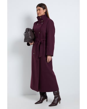 Funnel Neck Coat