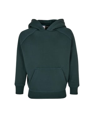 Urban Classics Jongens Blanco Effen Hoodie (Fles groen)