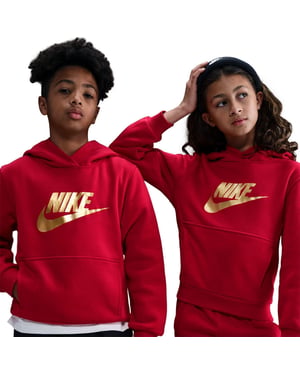 Nike Trui met tekstlogo voor kinderen/Kinderen (Universiteitsrood)