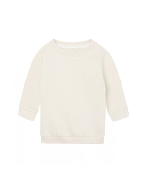 Babybugz Baby Essentieel Effen Sweatshirt (Natuurlijk)