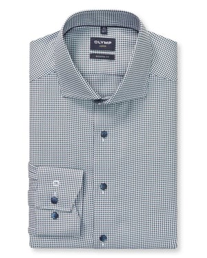 Olymp overhemd luxor modern fit blauw katoen