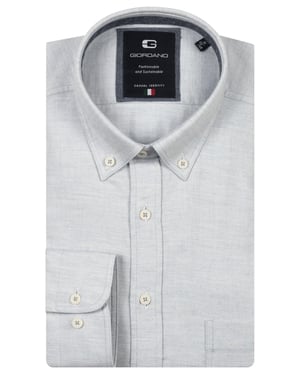 casual overhemd Giordano lichtblauw
