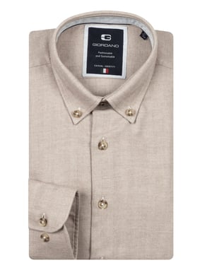 Giordano overhemd beige button down