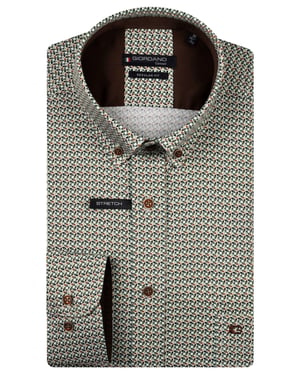 casual overhemd Giordano groen