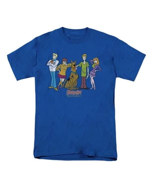 Scooby Doo Unisex Bende T-shirt voor volwassenen (Royaal Blauw)