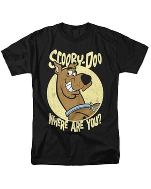 Scooby Doo Unisex volwassen Waar ben je? T-shirt (Zwart)