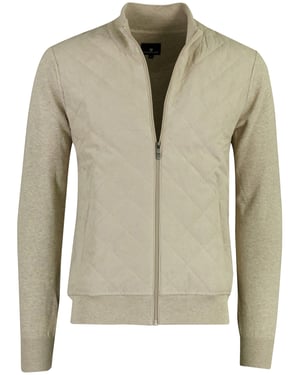 Vest State of Art beige voorkant 100% polyester