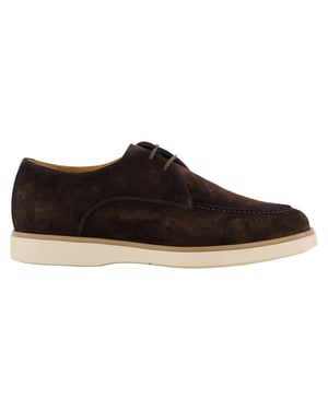 Schoenen Giorgio bruin suede met lichte zool