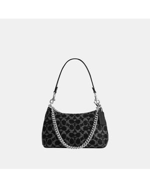 Teri Shoulder Bag In Signature Beaded Satin