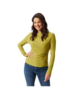 Biba Dames/Dames Knopdetail Blouse (Chartreuse)